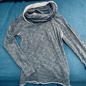 Free People FP Beach One Size Grey Long Sleeve Top